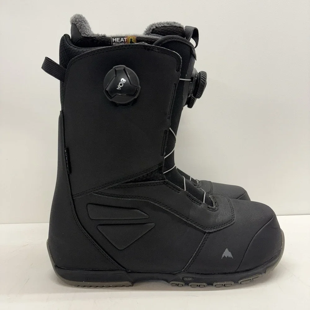 Burton Ruler BOA Wide Snowboard Boots Black Men's Size 11